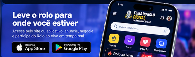 Leve o rolo para onde você estiver - App Store e Google Play